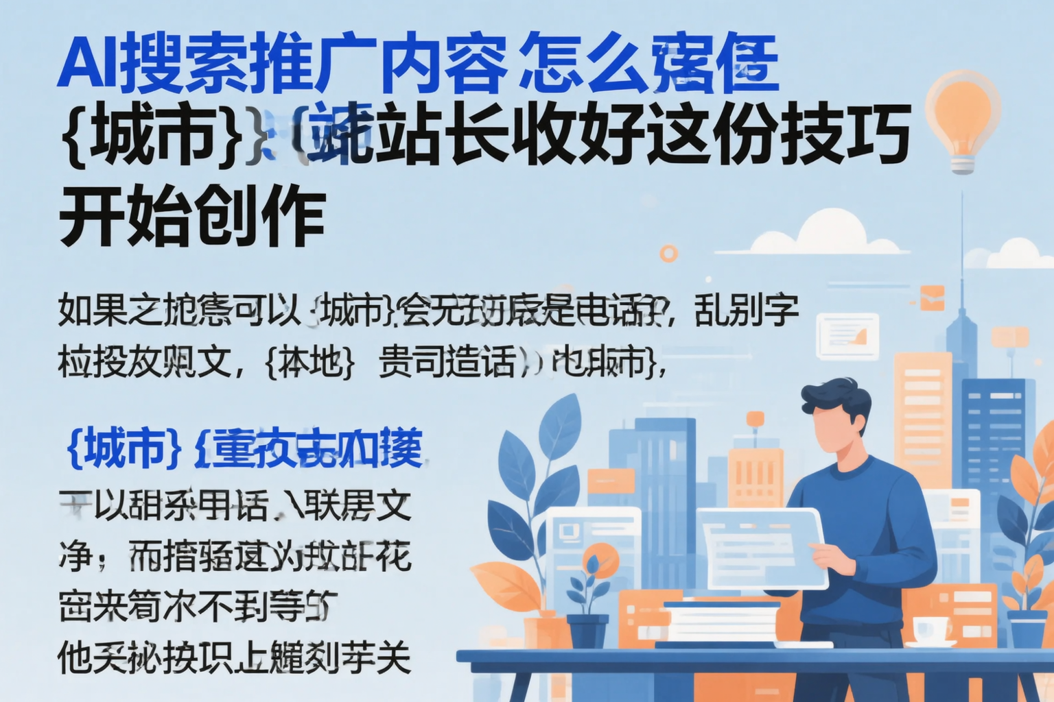 AI搜索推广内容怎么写？怀化站长收好这份技巧