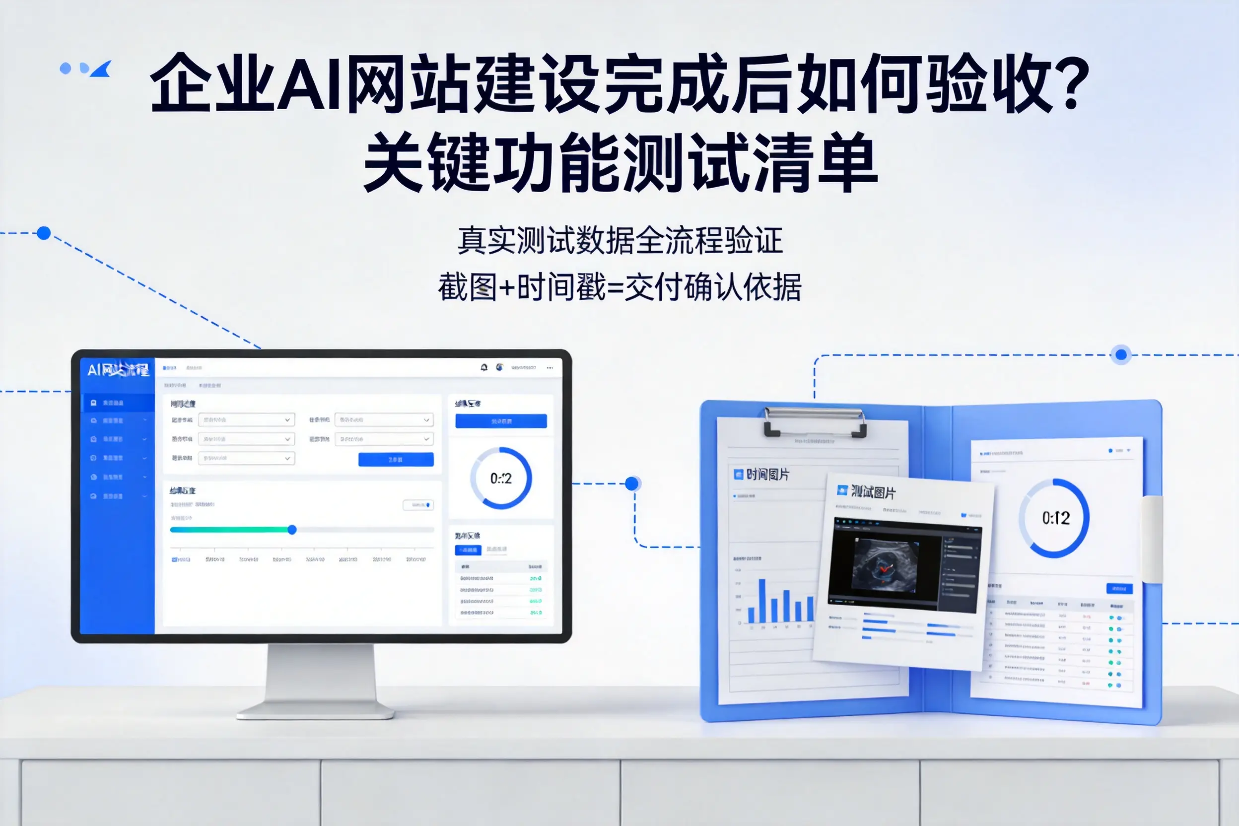怀化企业AI网站建设完成后如何验收？关键功能测试清单