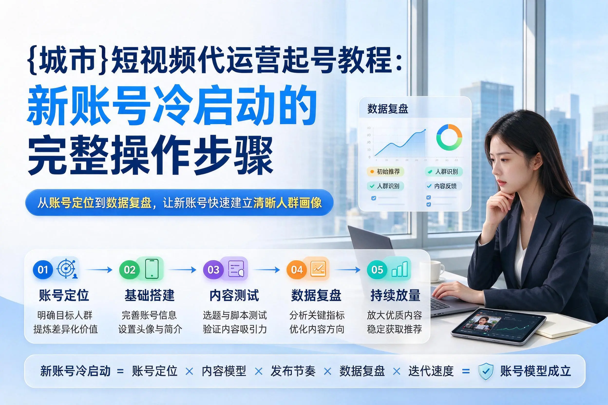 怀化短视频代运营起号教程：新账号冷启动的完整操作步骤