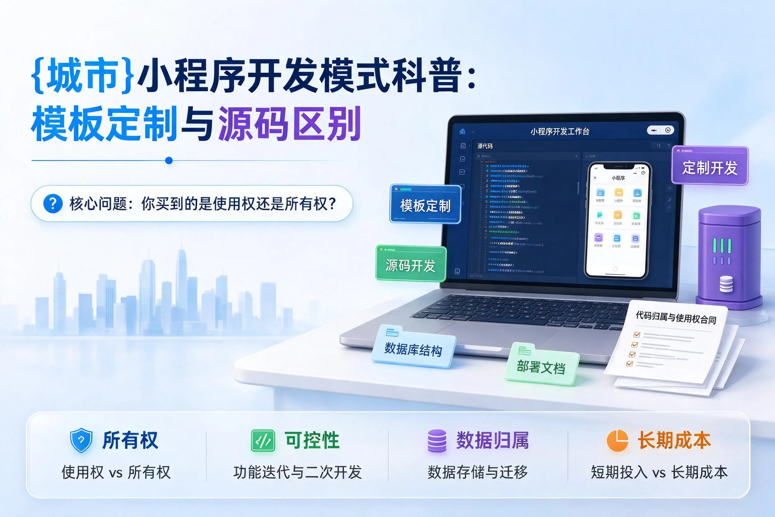 怀化小程序开发模式科普：模板定制与源码区别