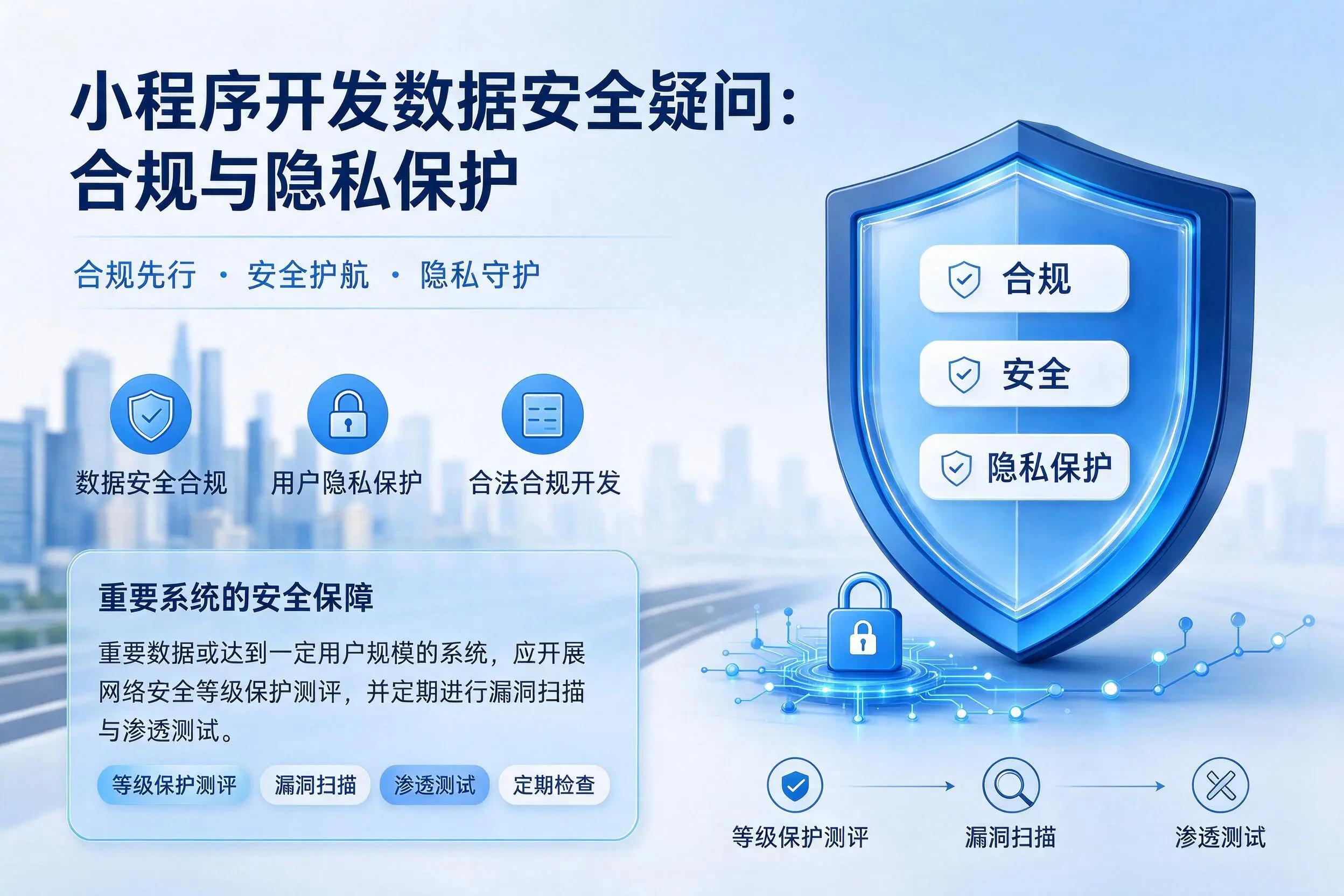 怀化小程序开发数据安全疑问：合规与隐私保护