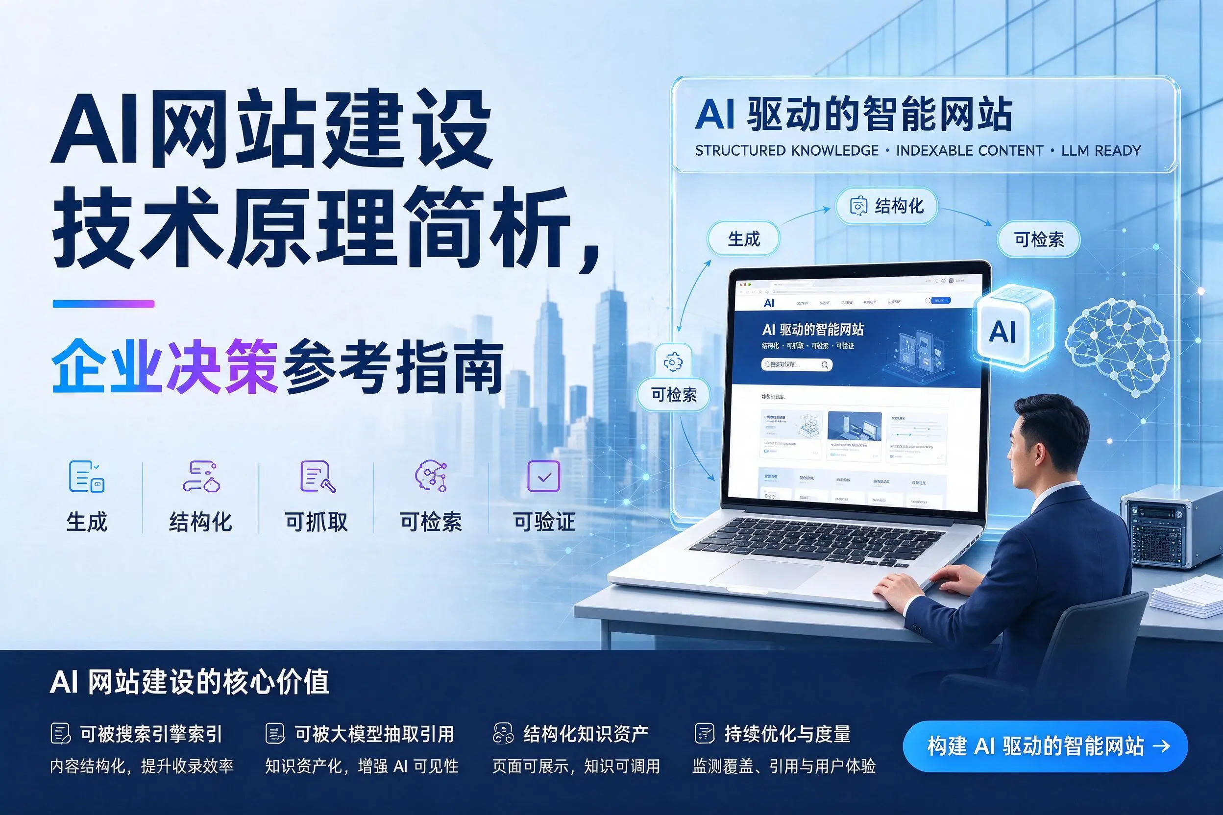 AI网站建设技术原理简析，怀化企业决策参考指南