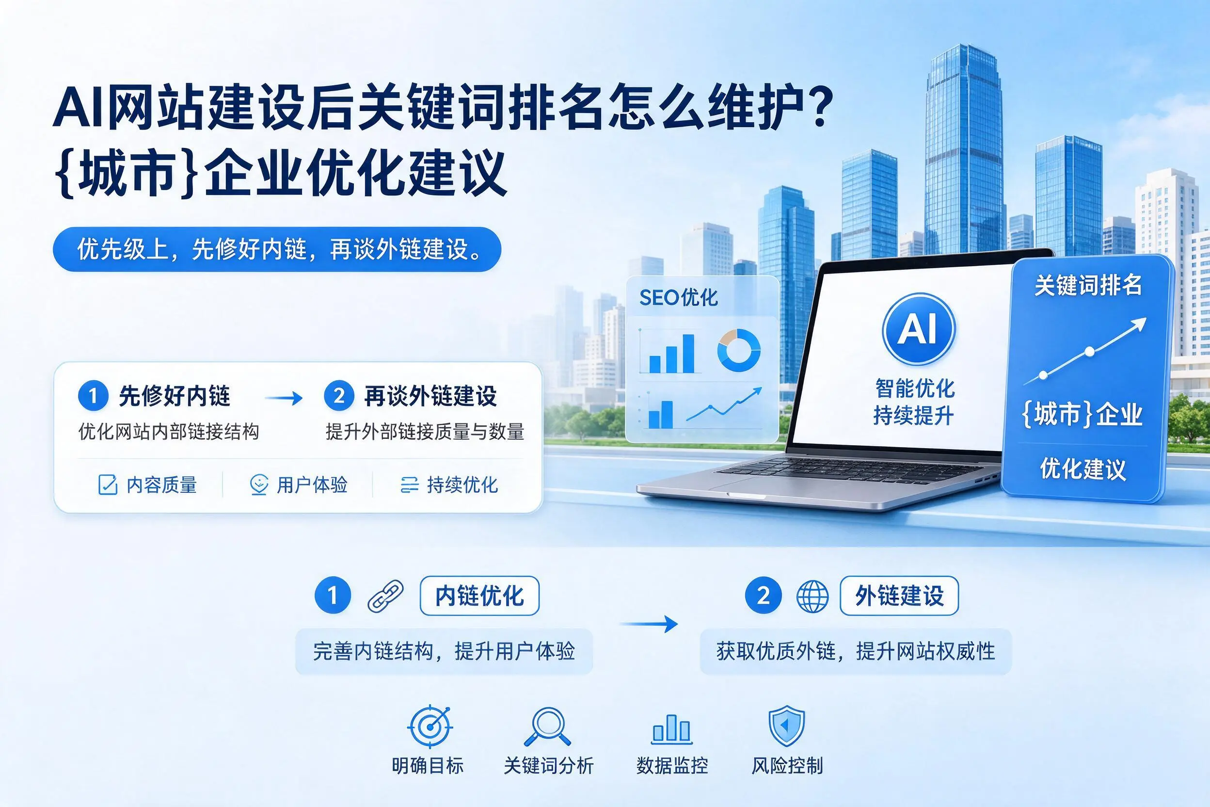 AI网站建设后关键词排名怎么维护？怀化企业优化建议